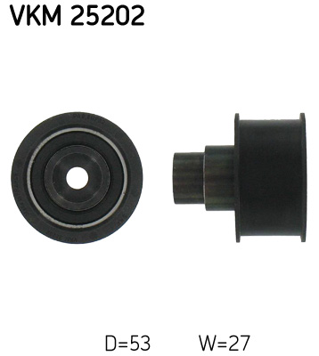 SKF Vezetőgörgő, vezérműszíj VKM25202_SKF